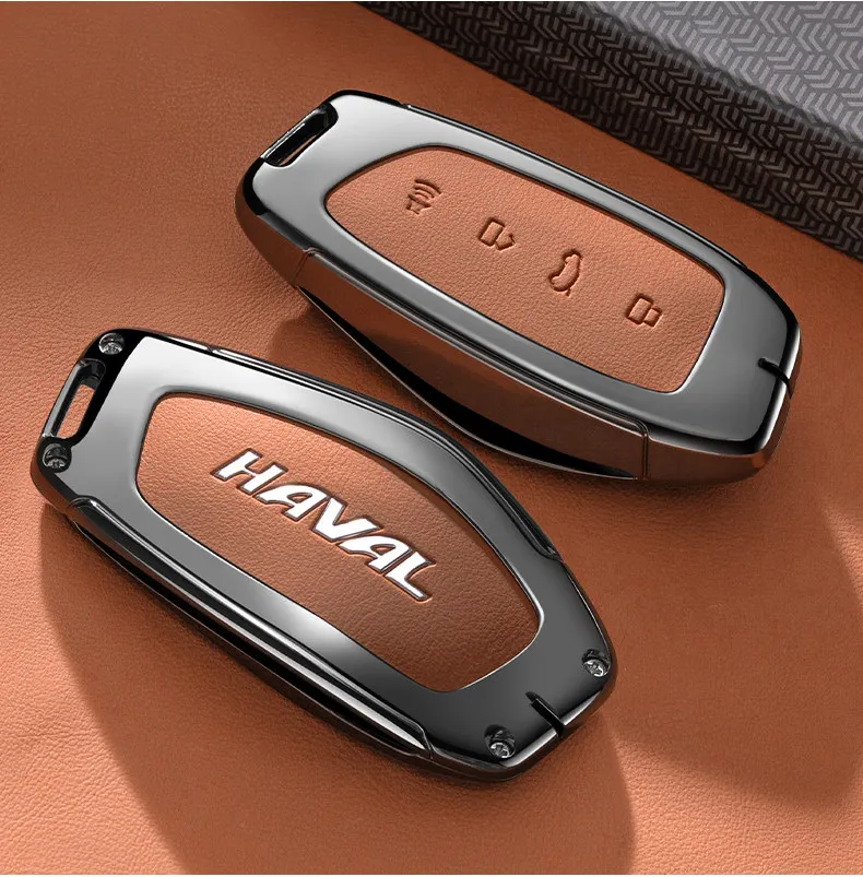 Autoschlüsseletui aus Zinklegierung für HAVAL DARGO Hover H7 2025 2026, Schlüsselanhänger, Fernbedienung, Gehäuse, Ringhalter, Anhänger, Zubehör – Detail 8