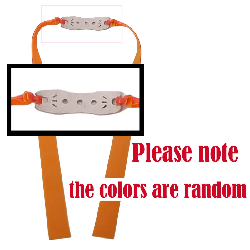 10 pcs Powerful Catapult Latex Tape Flat Elastic Band Slingshot Hunting Replacement Accessory Resilient Natural Rubber Slingshot