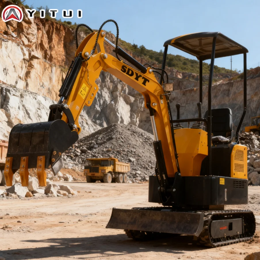 حفار هيدروليكي صغير مخصص متعدد الاستخدامات مع تصميم متين للاستخدام السكني والتجاري #2