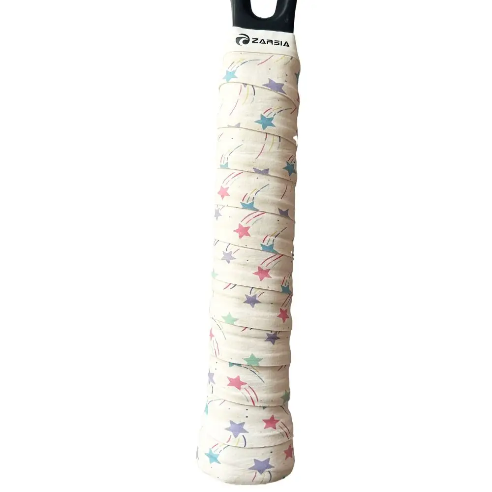 

3D Printing Grip Sweat Band Sticky Skidproof Badminton Grip Tape Bright Color Lasting Handle Grip Tape Tennis Racquet