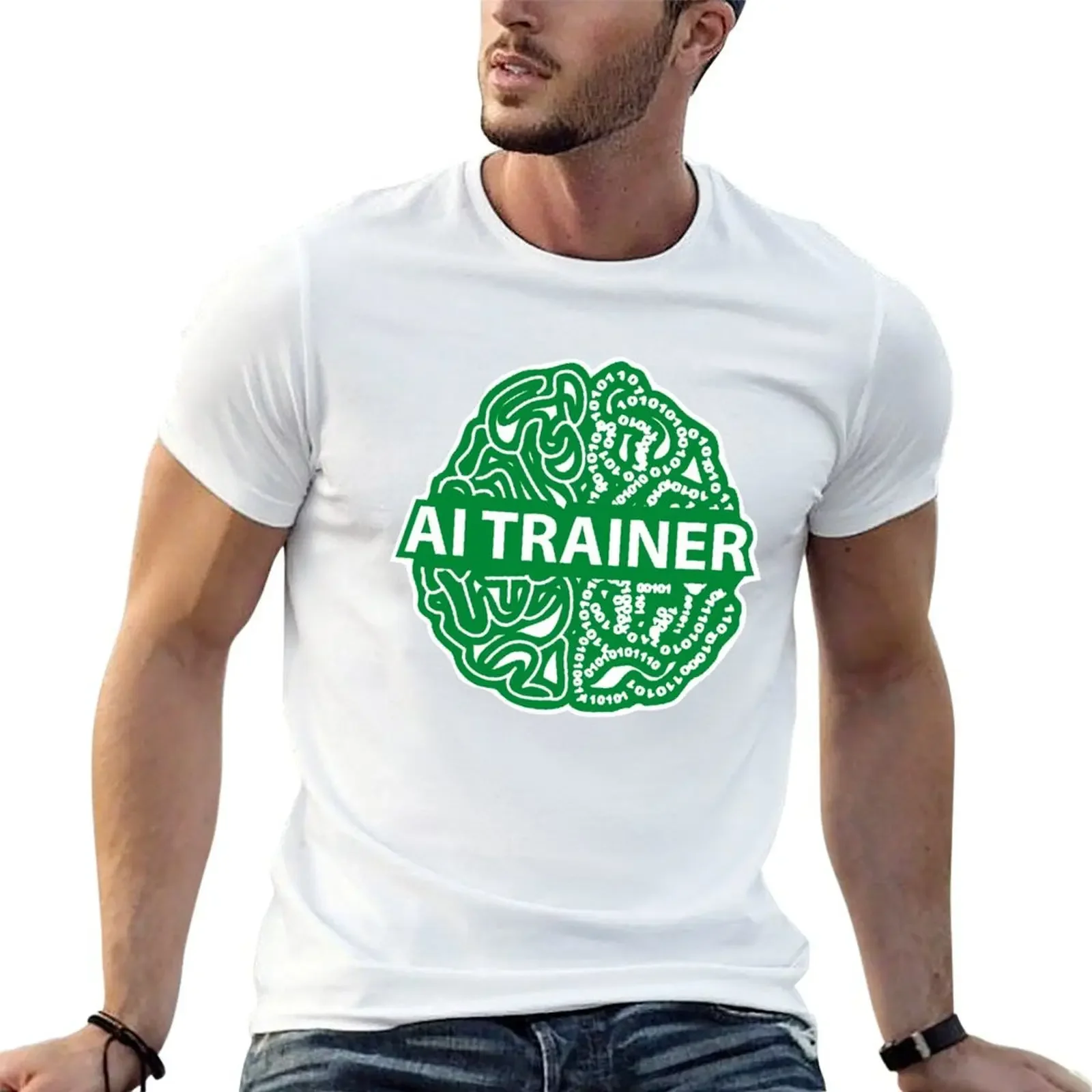 AI TRAINER [~gr] T-Shirt sublime Aesthetic clothing plus size clothes mens designer t shirt