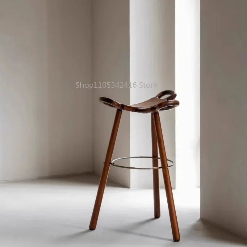 Multifunctional European Bar Stool Trendy Makeup Kitchen Pedicure Stool for Home Balcony Kids Daily Furniture