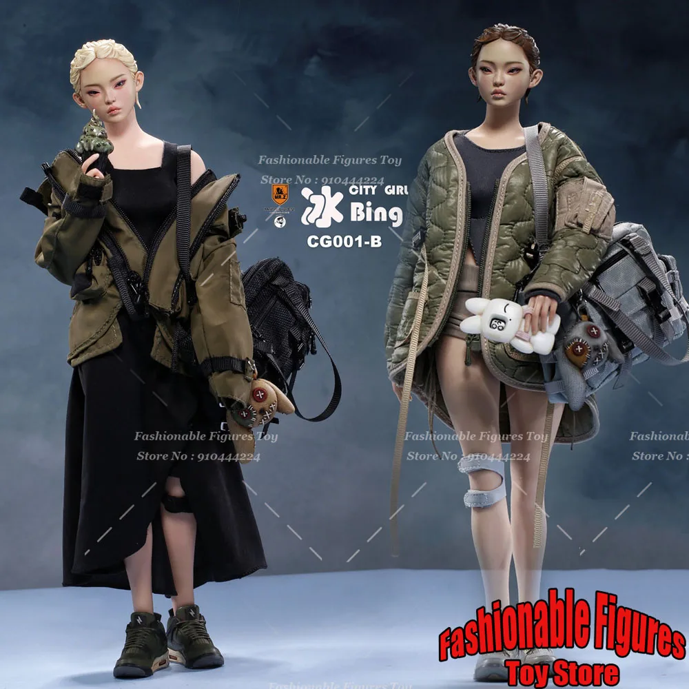 

Mr.Z CG001 1/6 Women Soldier Mu Bing Cold City Girl Harajuku Wind Eye Charm Movement Dolls Full Set 12Inch Action Figure Model
