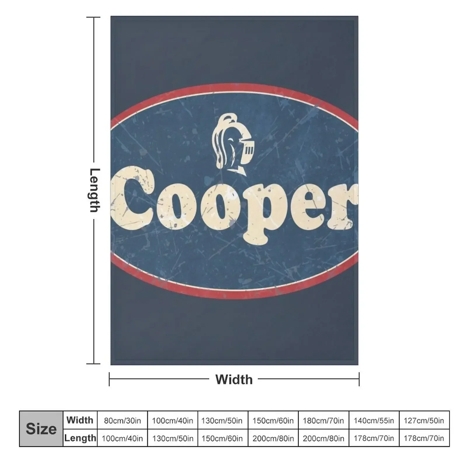 Cooper Retro Tires Throw Blanket Thin Furrys Blankets