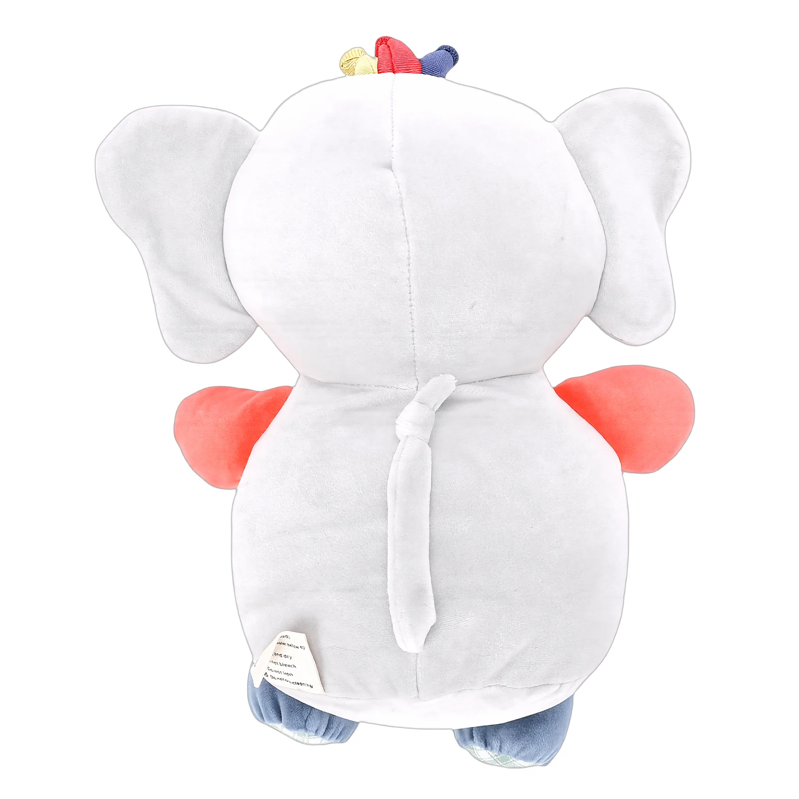 دمية فيل ناعمة محشوة مع صوت وضوء وموسيقى، مساعد على نوم الأطفال، دمية فيل مهدئة