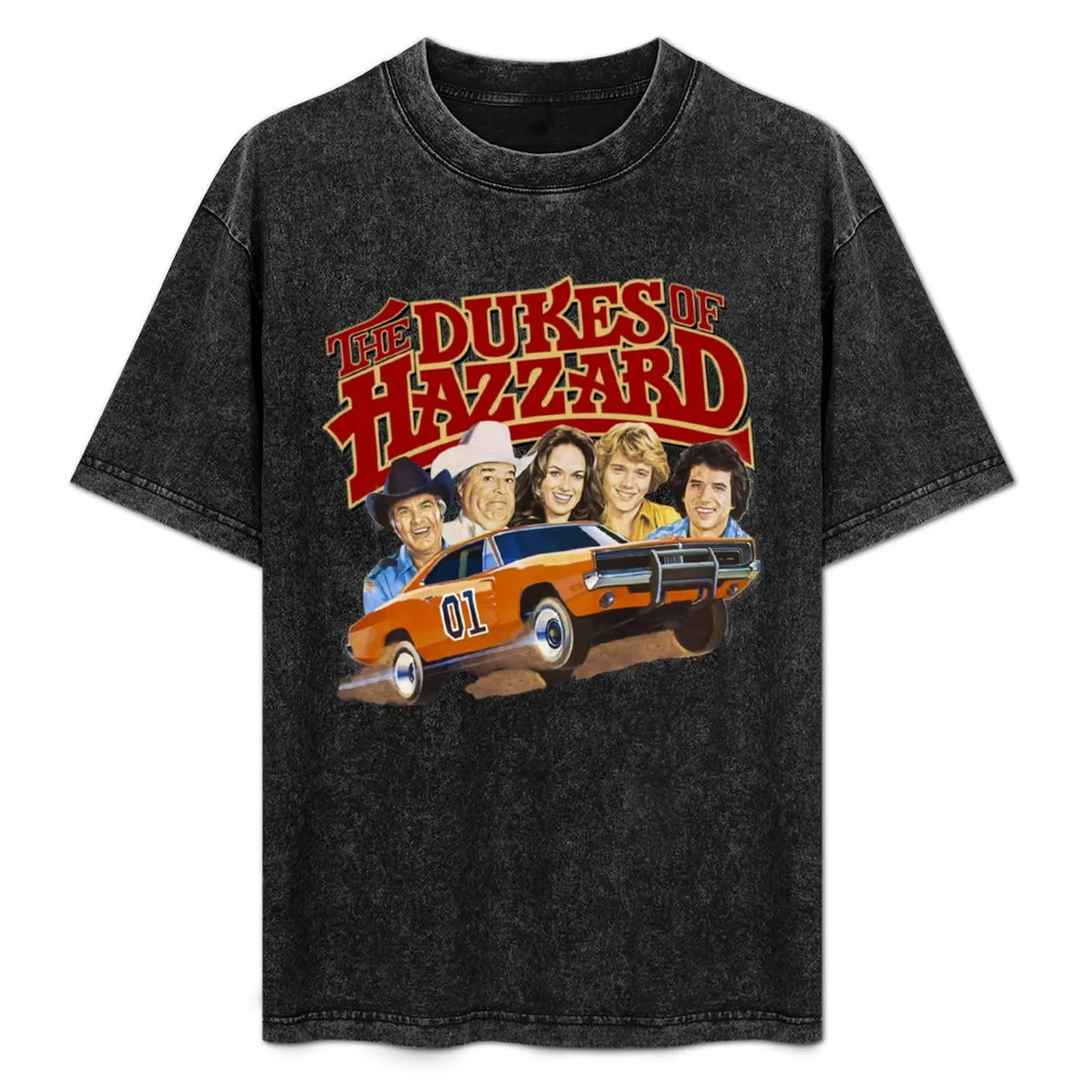 

Dukes Of Hazzard Title / Cast T-Shirt Breathable Basic Cotton T-Shirt