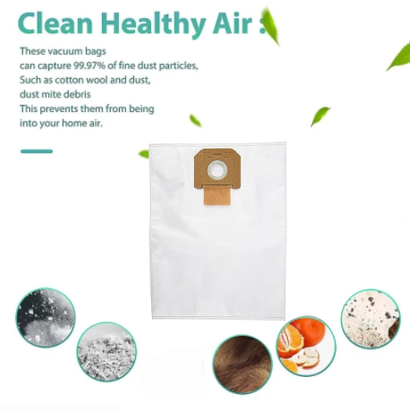 Staubbeutel 10 Stück Staubbeutel Ersatz für GAS 35 2607432037 Serie Staubsauger Teile Hausreinigung Müll Staubbeutel