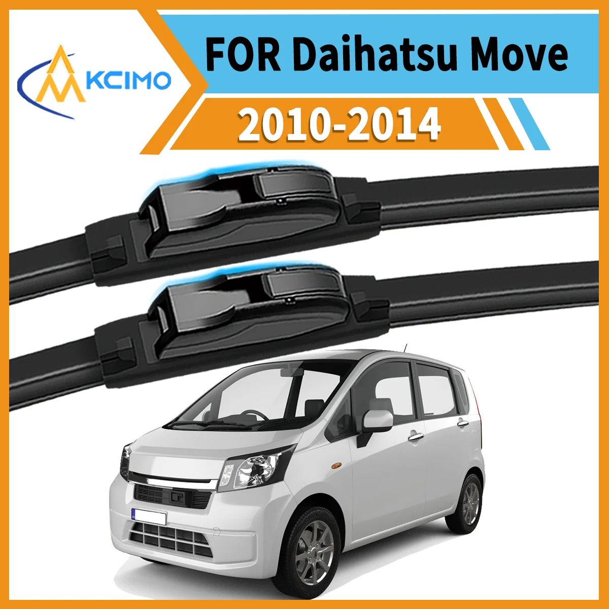 

Essential Safety Pair 2 Front Wiper Blades for Daihatsu Move LA100 2010-2014 All-Weather Clarity Durable Easy to Install