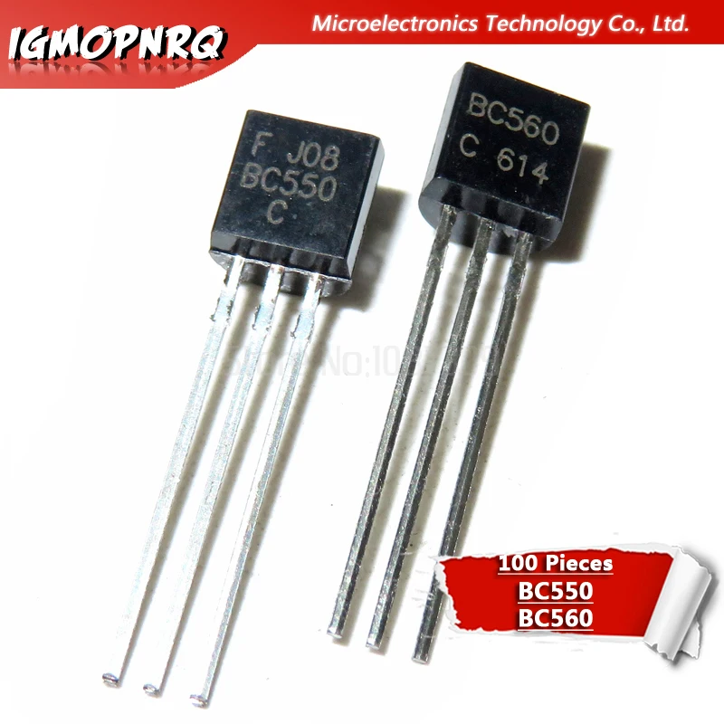 100PCS BC550C BC560…