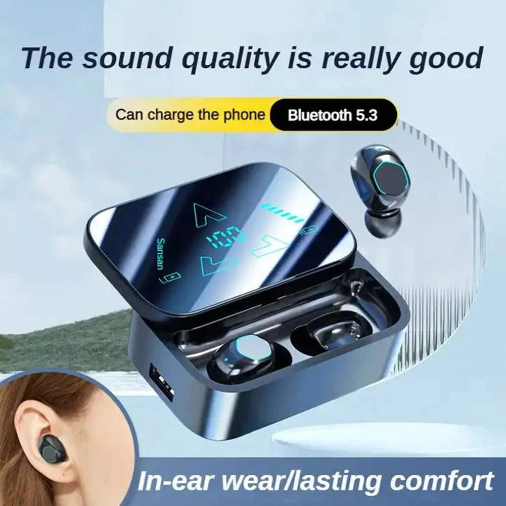 

Bluetooth earphones, high fidelity audio, wireless Bluetooth noise reduction portable earphones