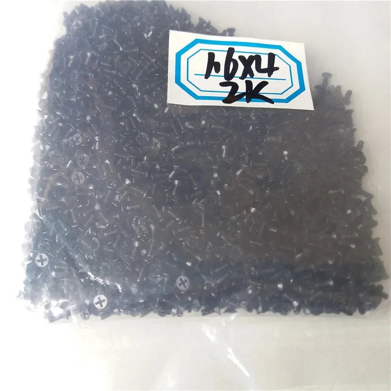 Parafuso de cabeça plana km phillips parafusos de precisão de aço carbono parafuso de cabeça escareada preto m1 m2 m2.5 m3 parafusos para computador portátil