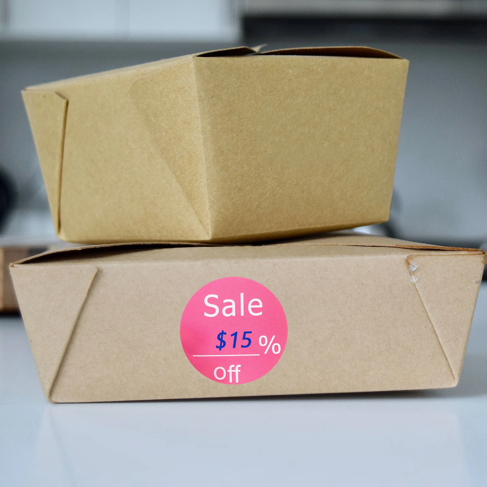 1 rolo redondo removível adesivos auto-adesivos etiquetas de preço para supermercado pequenas empresas etiqueta de preço adesivo decalques pasta