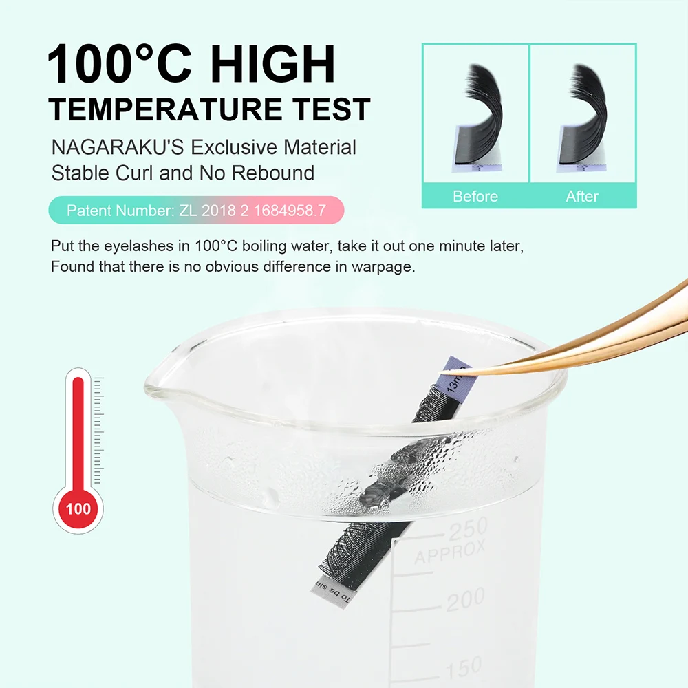 NAGARAKU YY รูปร่างHand Woven Premium Mink Soft Lightขยายขนตาธรรมชาติแต่งหน้าตาข่ายสุทธิCrossขนตาปลอมส่วนบุคคล