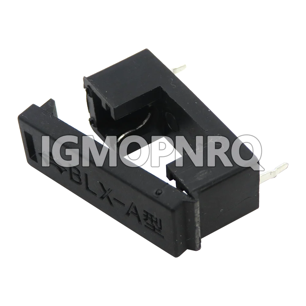 10PCS 5x20mm Fuse holder socket 5*20mm BLX-A fuse clamp / box white black Fuse base