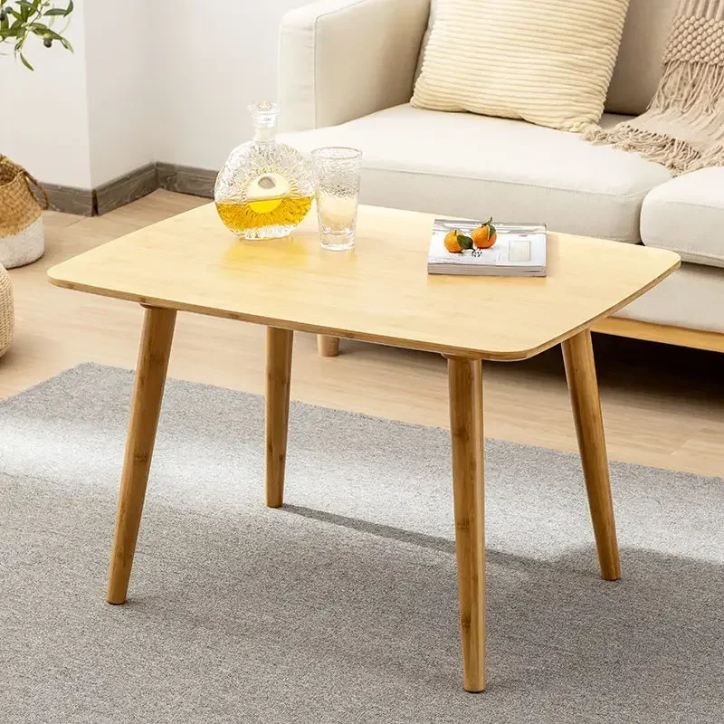 

Japanese Tea Table Small Solid Bamboo Low Table Living Room Furniture Nordic Coffee Tables Simple Modern Home Sofa Side Table