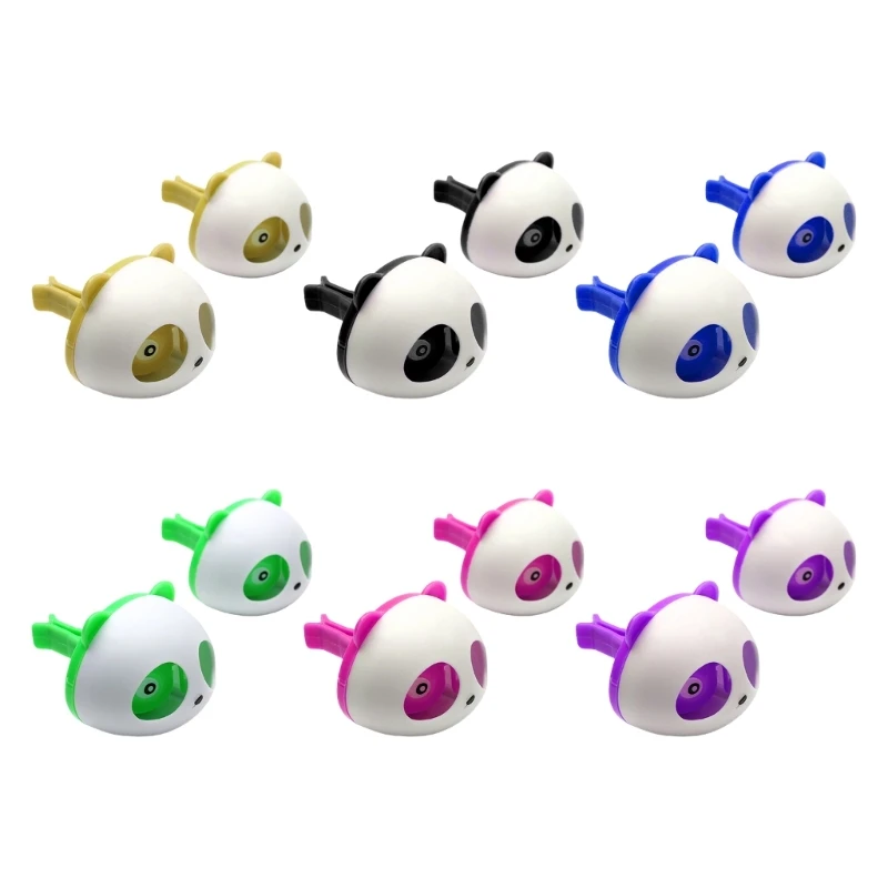 2pcs Car Air Freshener คลิปรถ Vent ตกแต่ง PANDA เครื่องปรับอากาศน้ำหอม Dropshipping