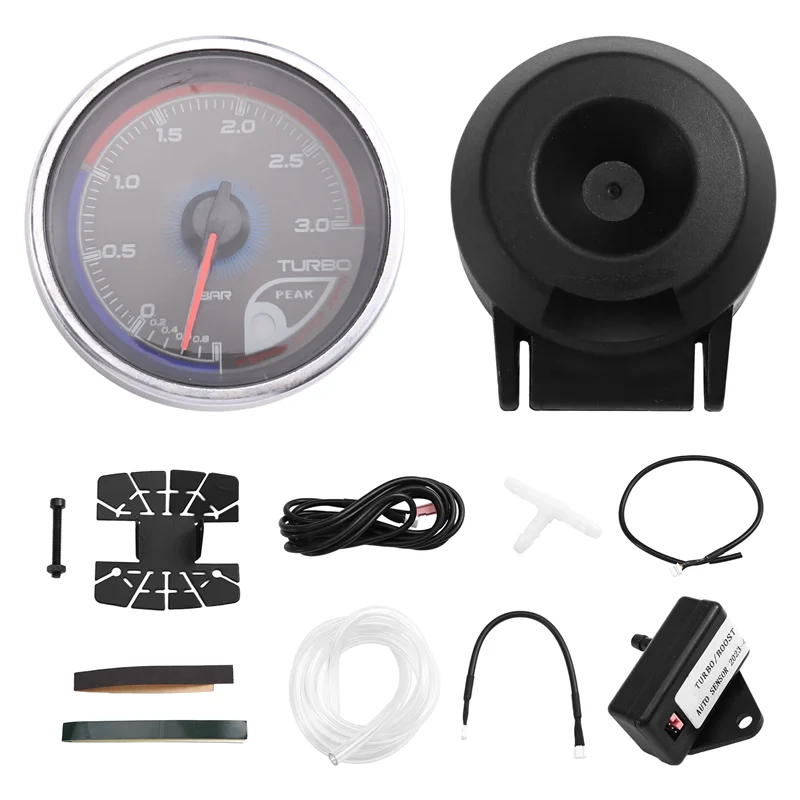 

Автомобильный датчик турбонаддува AA, 52 мм, датчик турбонаддува, 12 В, датчик турбонаддува, автомобильный измеритель 0-3 бар, универсальный датчик