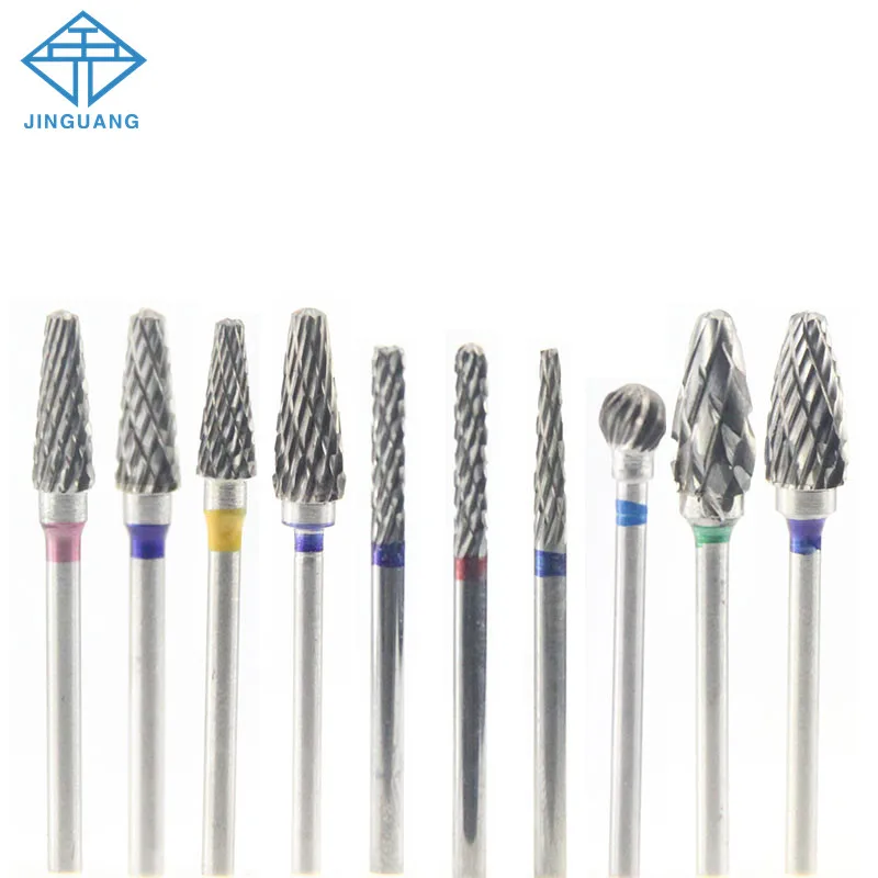 

10pcs/box Dental Burs Hot Tungsten Carbide Cutter Kit for Grind Polishing Dentistry Drill Bits Lab Abrasive Material Tools