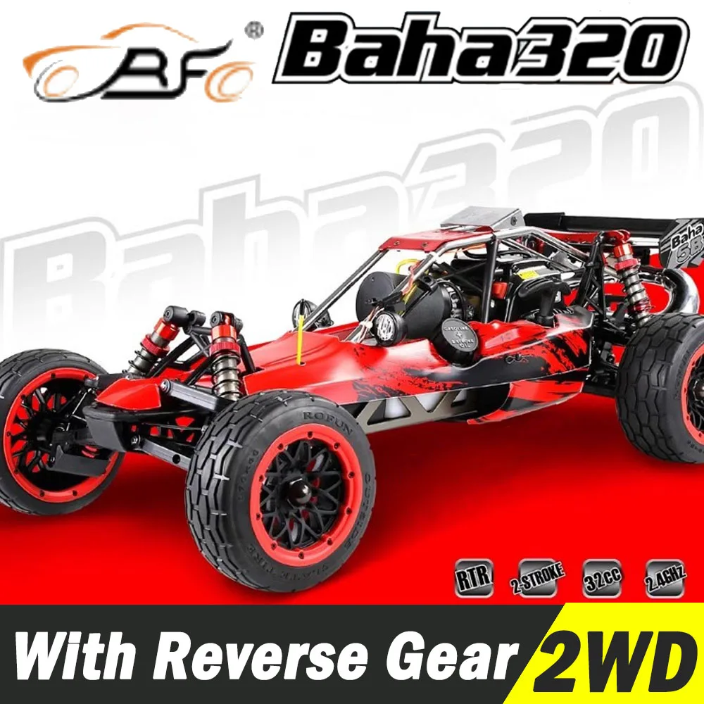 ROFUN BAJA 5B 5T 5SC BAHA 320 32CC RC Car 2WD TRUCK Gasoline Model Desert Racing Off-road Vehicle Adult Toy Birthday Gift