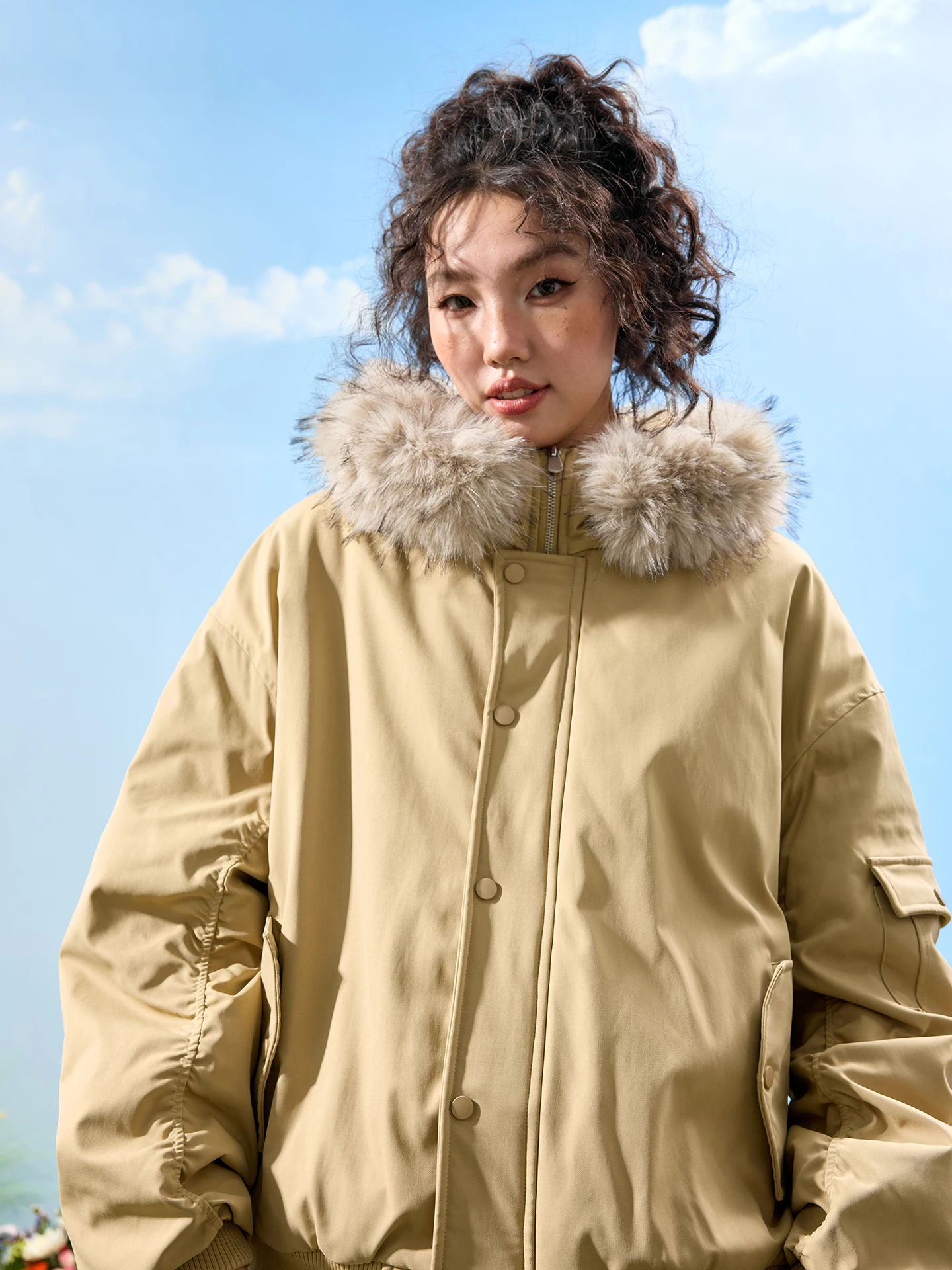 

Мужская парка Nuthink из утолщенного хлопка, в стиле ретро-американской рабочей одежды, с меховым воротником, теплая зимняя повседневная верхняя одежда