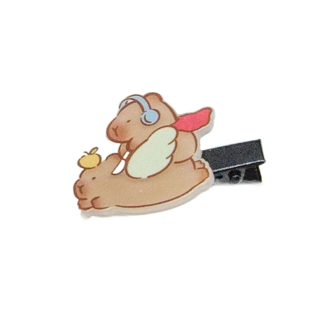 

Funny Acrylic Capybara Hairpin Waterproof Cute Cartoon Duckbill Clip Korean Style Sweet Animal Barrettes Women