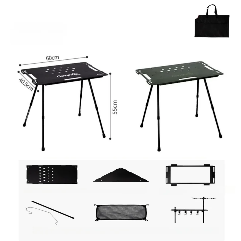 New Outdoor IGT Tactical Table Aluminum Alloy Lightweight Folding Table Convenient For Carrying Picnic Coffee Table