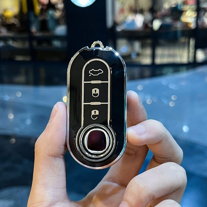 Car Key Cover Folding for Fiat 500 500 L Punto Evo 2010 Boyue Lingya Grande Punto Mk3 199 for Citroen Jumper 595 Abarth Key Case