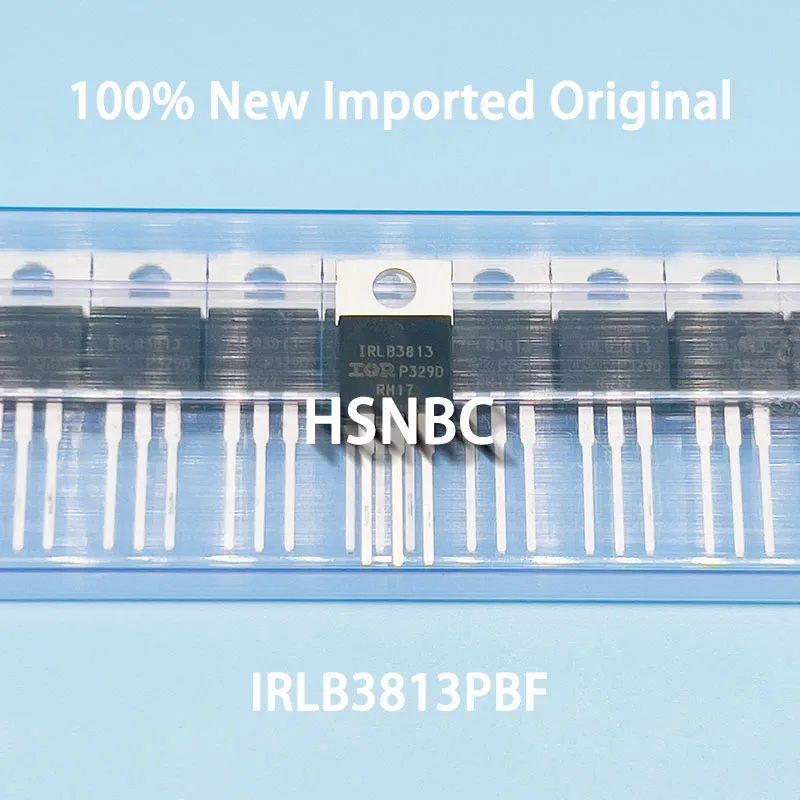 10Pcs/Lot IRLB3813PBF IRLB3813 LB3813 TO-220 30V 260A MOSFET N-Channel Field-effect Transistor 100% New Imported Original