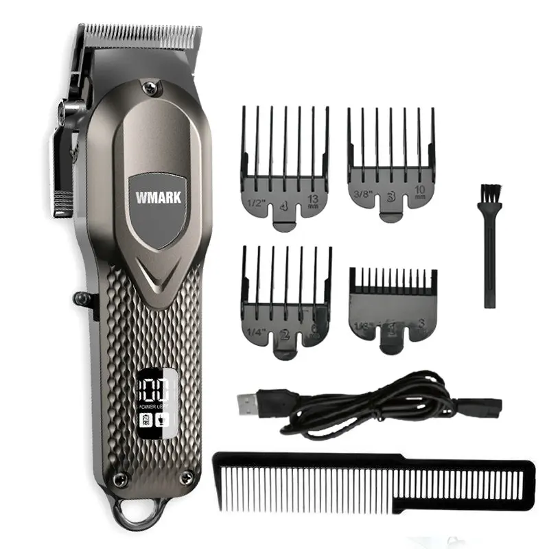 Neuer 7000RPM Professioneller Haarschneider WMARK NG-119 Haarschneidemaschine für Männer Wiederaufladbarer Clipper mit LED-Anzeige – Detail 11