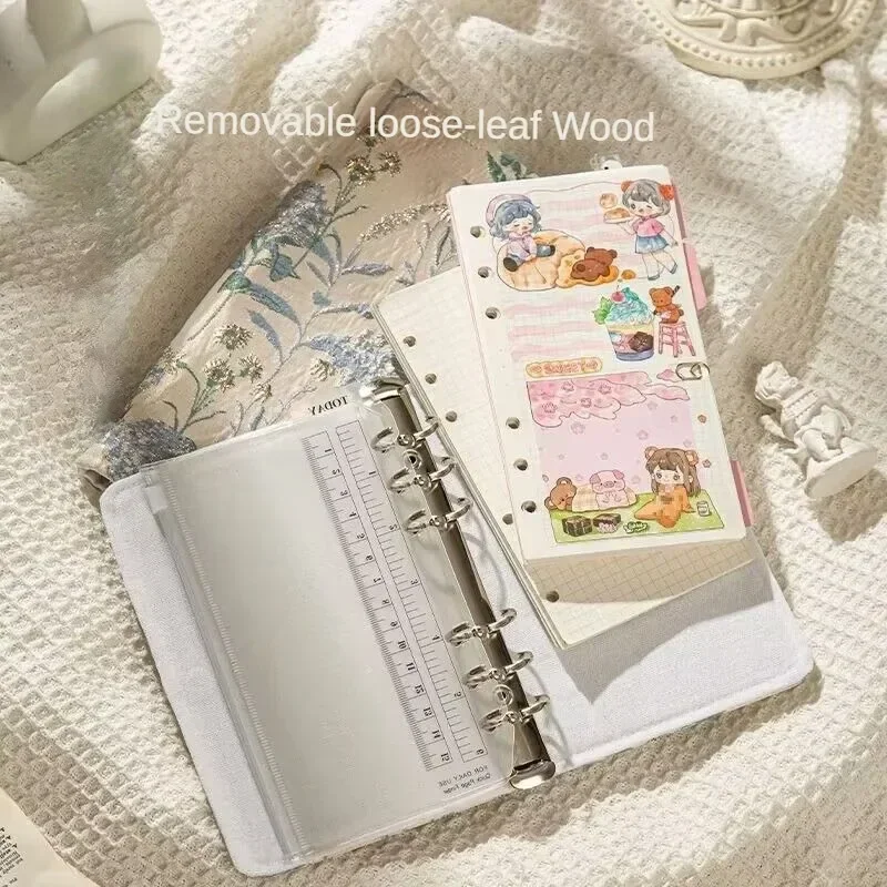 A6/A5 Book Retro Art High Value Exquisite Handheld Tent Small Personalized Creative Handheld Tent Gifts Flower pattern