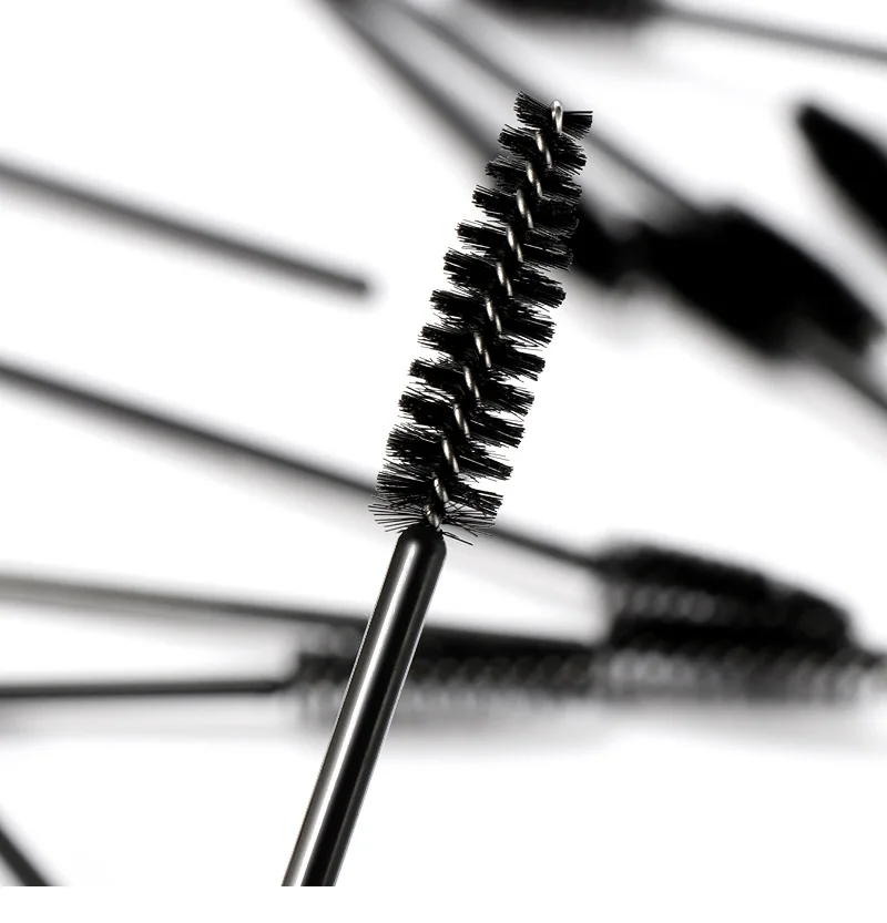 50 Uds cepillo de pestañas desechable cepillo para cejas varitas para rímel aplicador carretes extensión de pestañas supliess