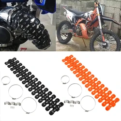 モーターサイクルエキゾースト,マフラーチューブ,熱シールド,ktm,sx,xc,xcw,XC-W,tpi,6日,125, 250, 300, 2012-2023, 60cm