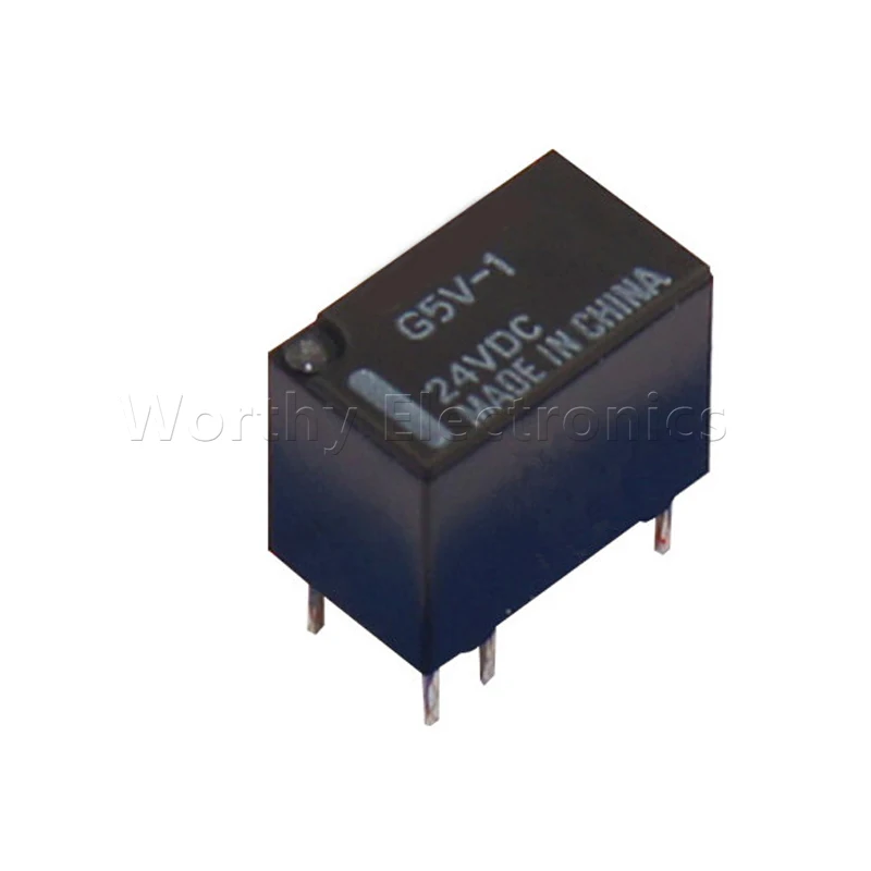 

Free shiping Wholesale 10pcs/lot Relay G5V-1-24VDC 6pin