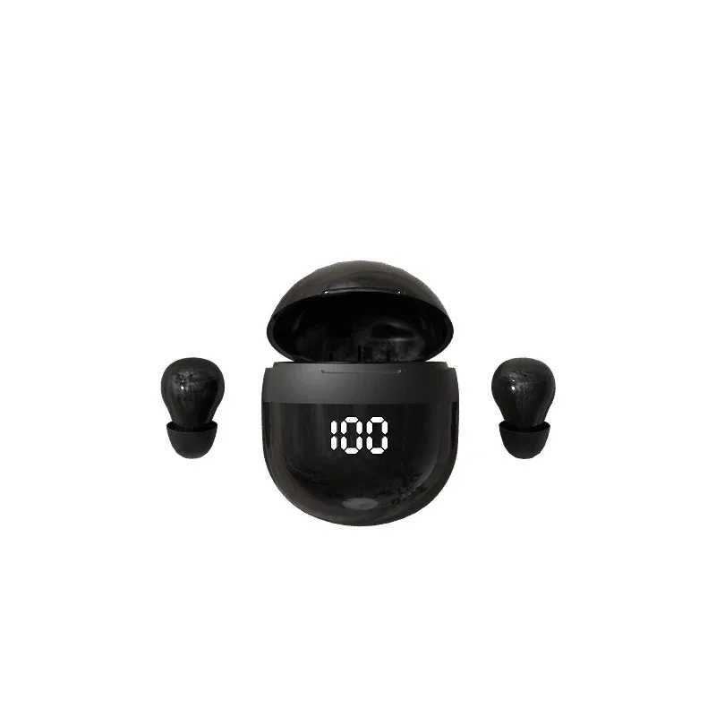 Wireless Bluetooth 5.3 Earbuds with Microphone Invisible Headphones TWS Mini Earphones Noise Reduction In-Ear Headset