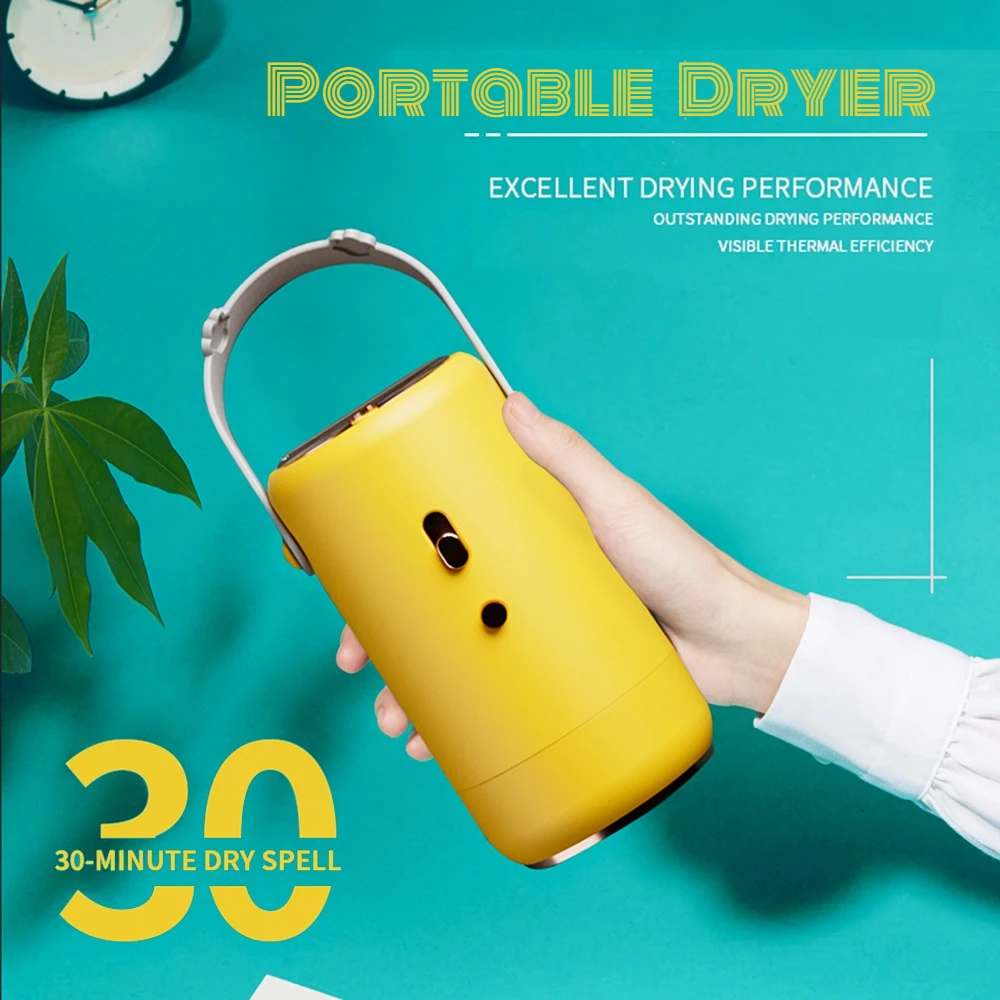 Travel Mini Portable Clothes Dryer With Clothes Bag Multifunctional Small Dryer