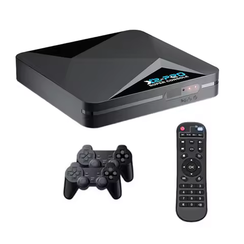 Super Console X2 Pro Retro Smart Game Console Box TV Box 4K HD Classic Video Game Console Game Box 256G EU PLUG XY