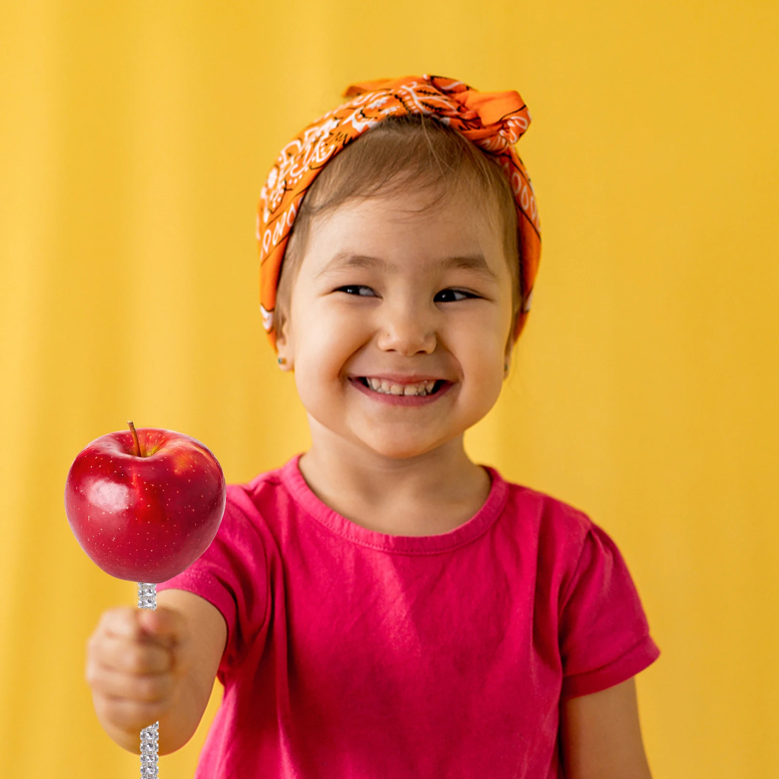 

12pcs Decorative Apple Sticks Rhinestone Multi-Function Cake Lollipop Tool Festival Dessert Picks Christmas Accessories