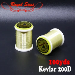 Brand 1spool kevlar big fly thread premium 100yards ultra strong durable fly tying thread spooled salmon&Bass flies tying thread