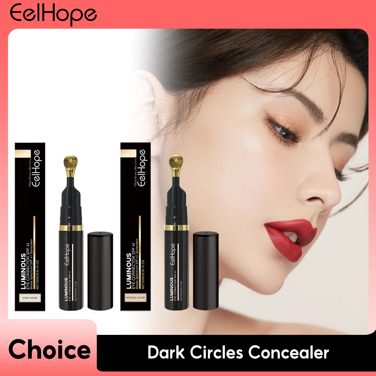 Dark Circles Concealer Foundation Acne Pigmentation Blemishes High Coverage Long Lasting Moisturizing Waterproof Cosmetic Makeup