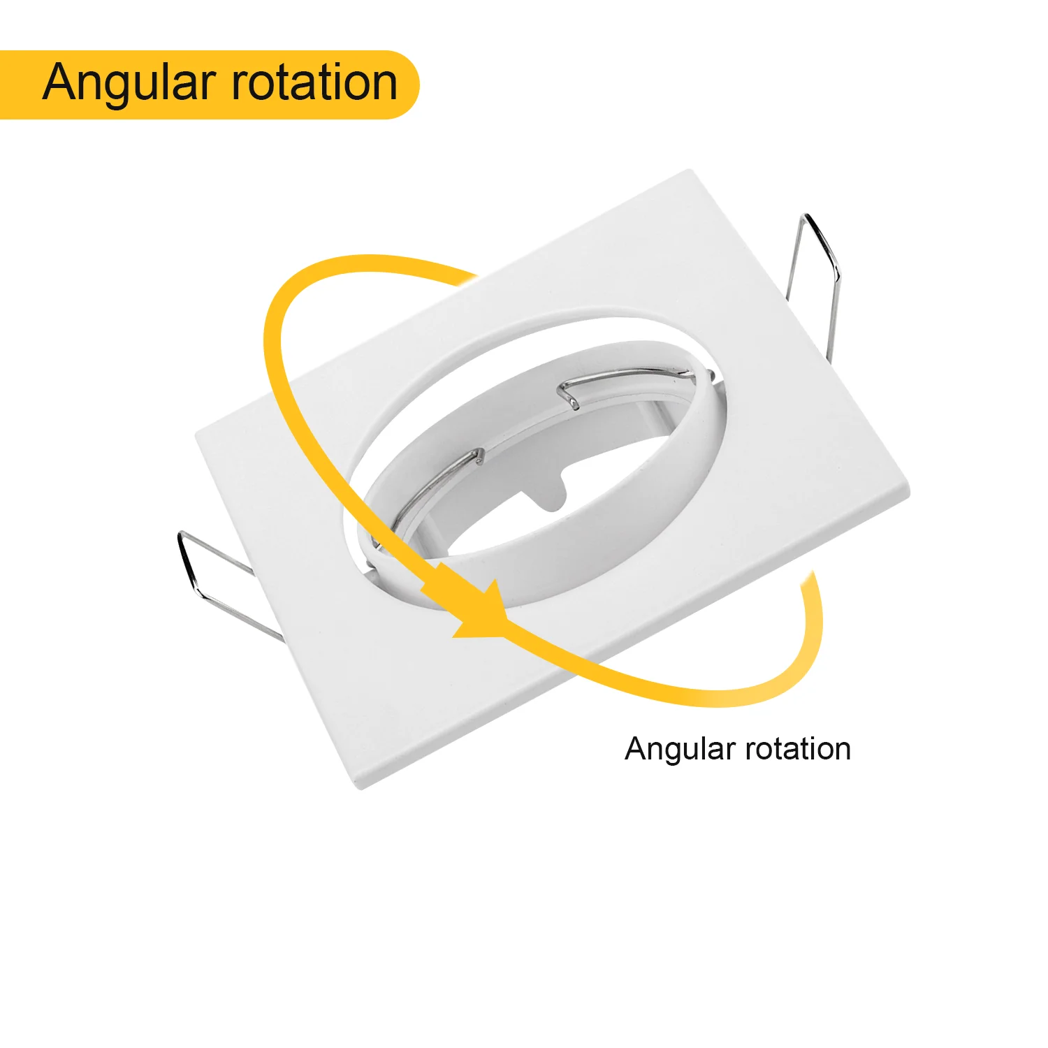 Embedded Square MR16 GU10 Led Downlight Light Ceiling SpotLight Ceiling Recessed Lights Indoor Lighting Lighting Fixtures
