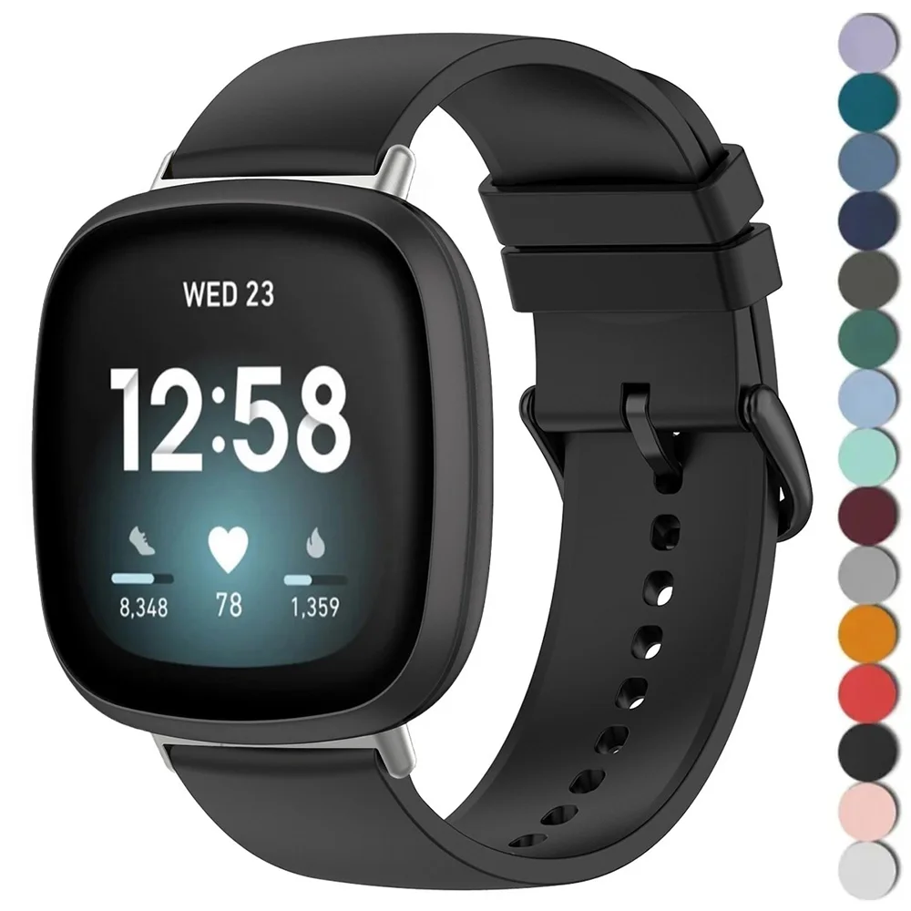 �y�Z�[�����zFitbit Versa 4/3/2/1�AVersa Lite�Ή� �V���R���X�g���b�v �X�}�[�g�E�H�b�` �u���X���b�g Fitbit Sense/Sense 2 Correa �E�H�b�`�o���h �s���o�b�N��