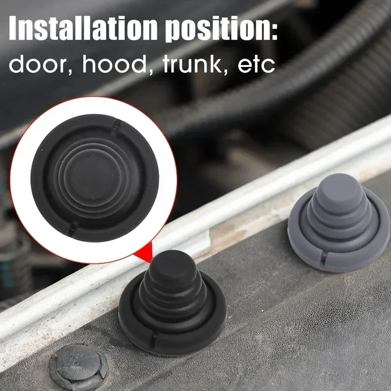 

Thickened silicone door shock absorber with shock-absorbing pad for car doors, practical door silent shock-absorbing pad