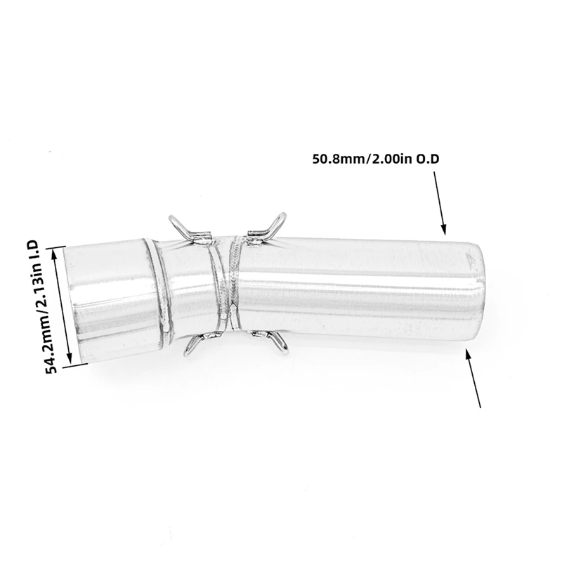 

New_Motorcycle Exhaust Pipe for BMW F650GS F700GS F800GS ADV New