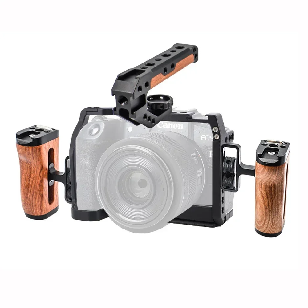 

Factory Mounting Points Aluminum Alloy Full Camera Rabbit Cage for Canon EOS RP Camera Rig Stabilizer