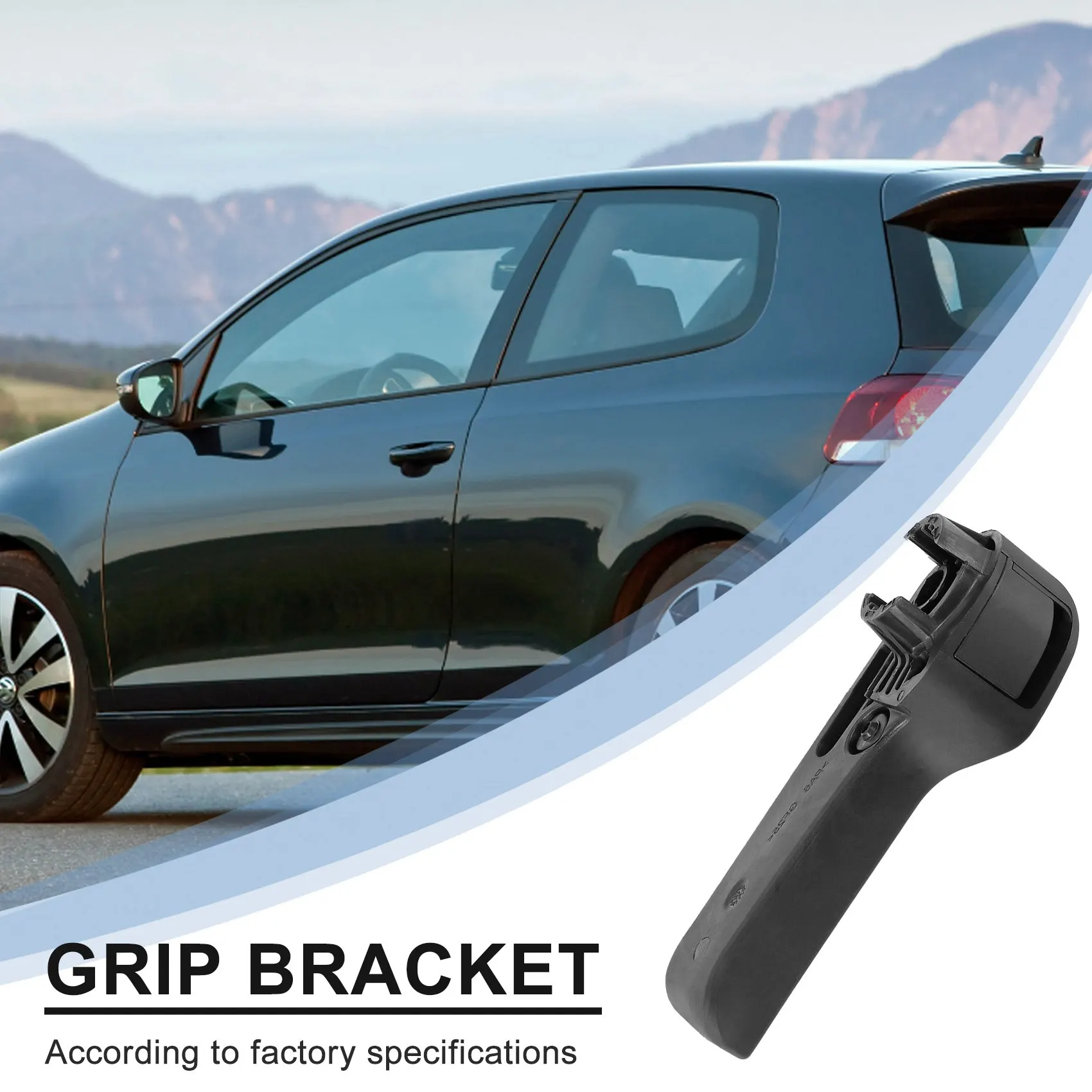 

AB59-Car Hood Latch Release Grip Handle & Bracket For Jetta Golf Beetle Skoda Fabia Octavia 1J1823633A 1J1823533C