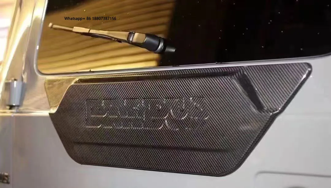 

Комплект обвеса из карбона для G-Class W464 G500 G55 G63 G65 (2019+) с вырезами под выхлоп и крышкой багажника