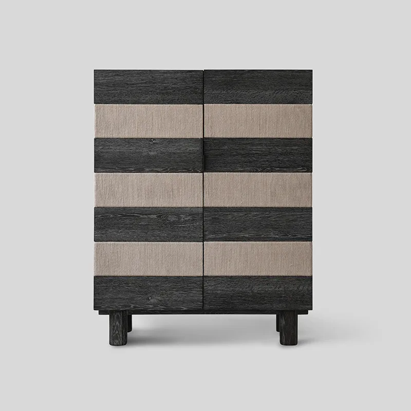 Solid wood medieval style French, cream modern environmentally friendly and durable living room, bedroom locker Knotted
