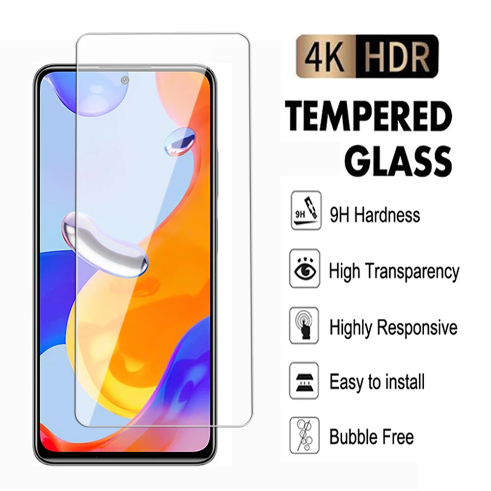 Full Cover Tempered Glass For xiaomi Redmi Note 11 Pro Plus Max 4G 5G Screen Protector For Redmi 11E 11T 11SE Lite glass Film 9H