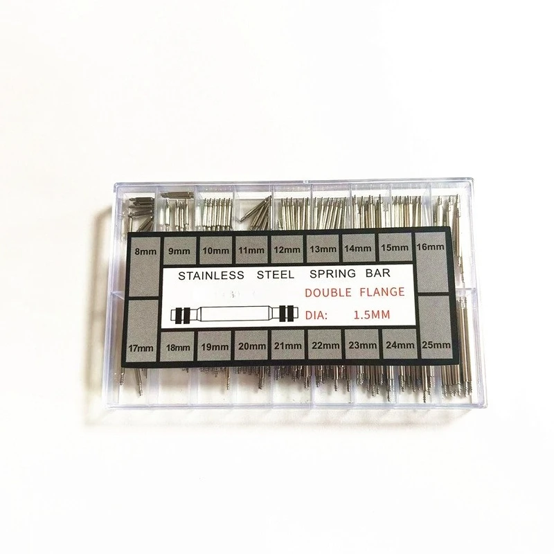Stainless Steel Watch Band Lug Parts, Seamless Spring Bar Pins 1.3mm 1.5mm 1.78mm Watch Accessories