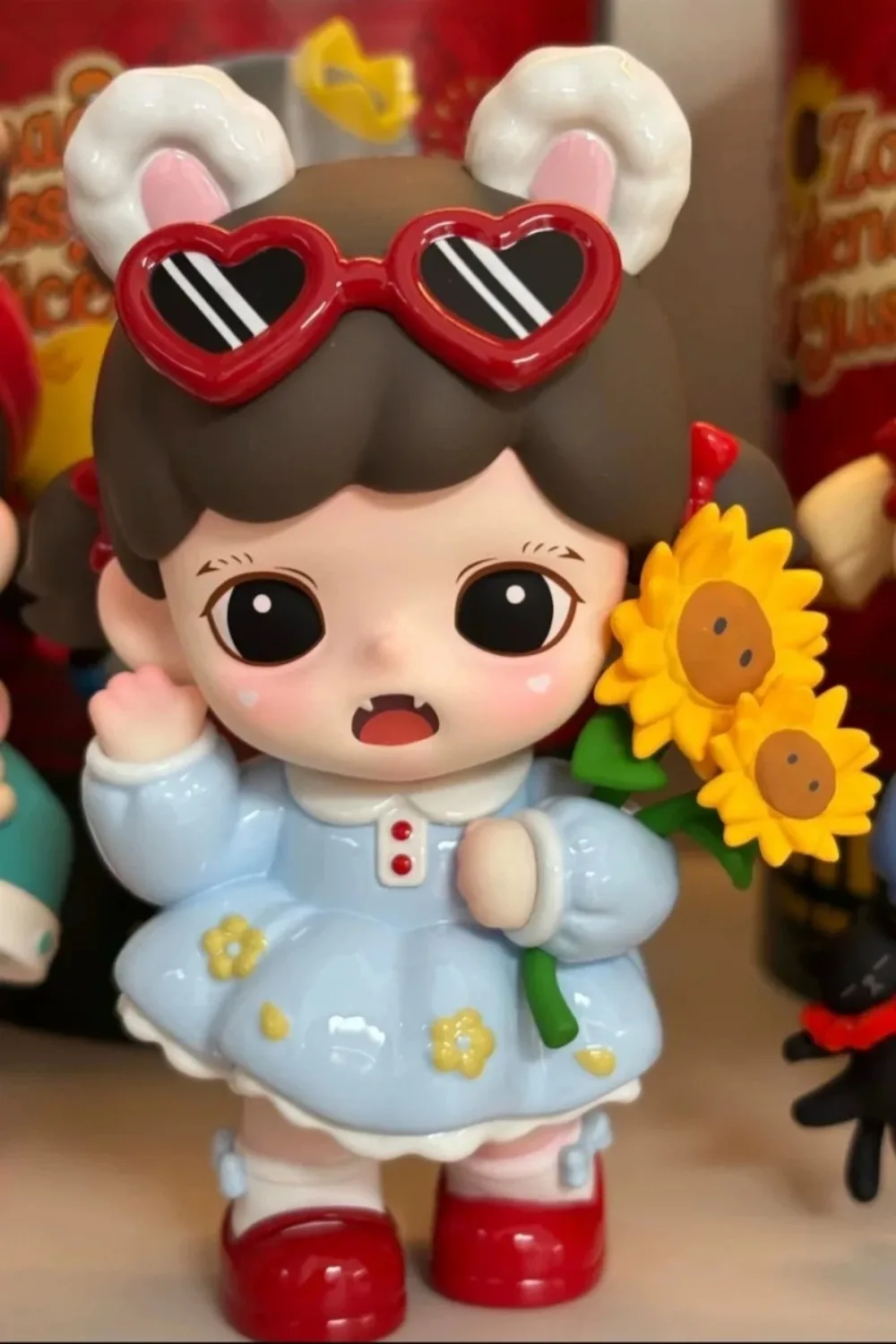 Zoraa Baby 'Cuteness Is Justice' Series Blind Box Cartoon Toys Trendy Desktop Decorations Surprise Gift for Girls